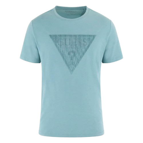 Guess Ανδρική κοντομάνικη μπλούζα Shiny Gel Triangle Tee